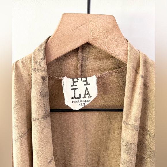 PPLA Ishi Knit Boho Waterfall Vest Brown Size XS/S - Picture 4 of 5